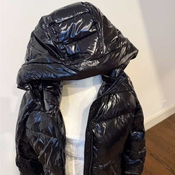 S13 Kylie Gloss Puffer Hooded Jacket Coat - Picture 7 of 10